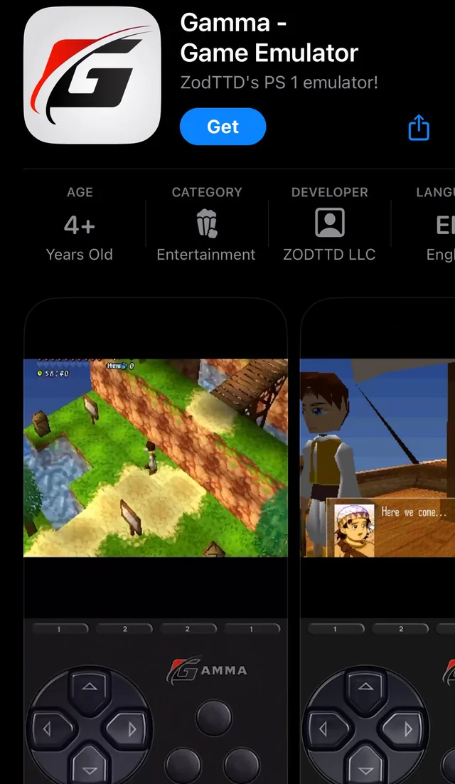 Gamma Emulator screenshot