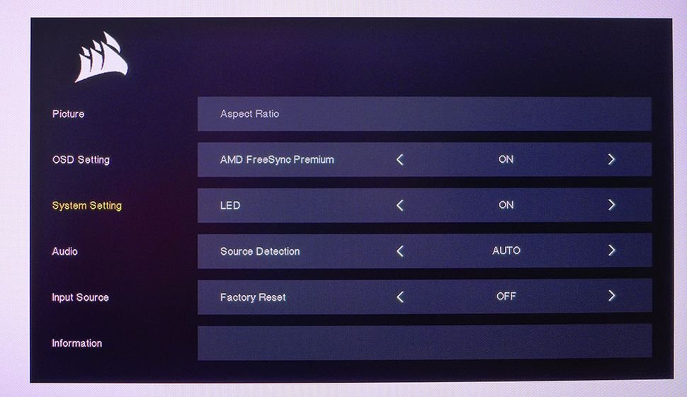 monitor setting